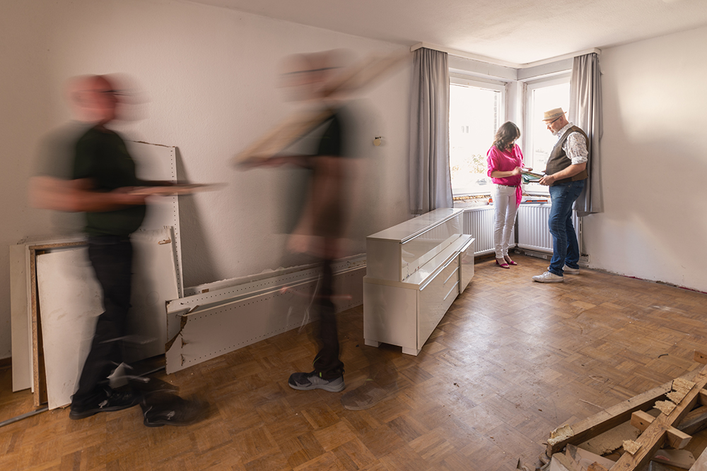 Planung und Umsetzung eines individuellen Innenausbaus durch das Interlignum-Team.